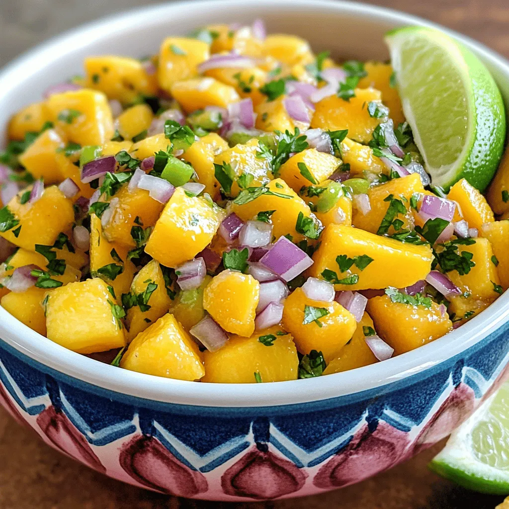 Mango Peach Salsa Fresh and Flavorful Recipe