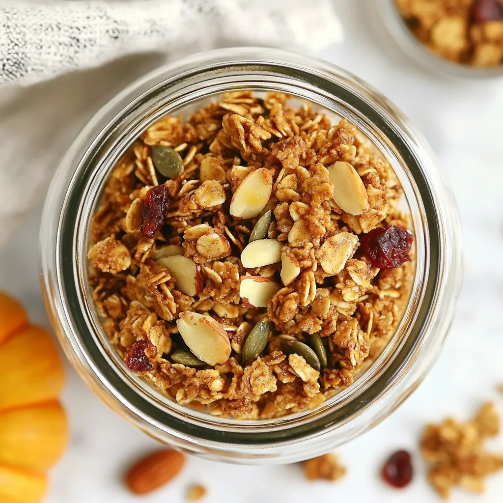 Pumpkin Spice Granola Irresistible Fall Flavor Treat
