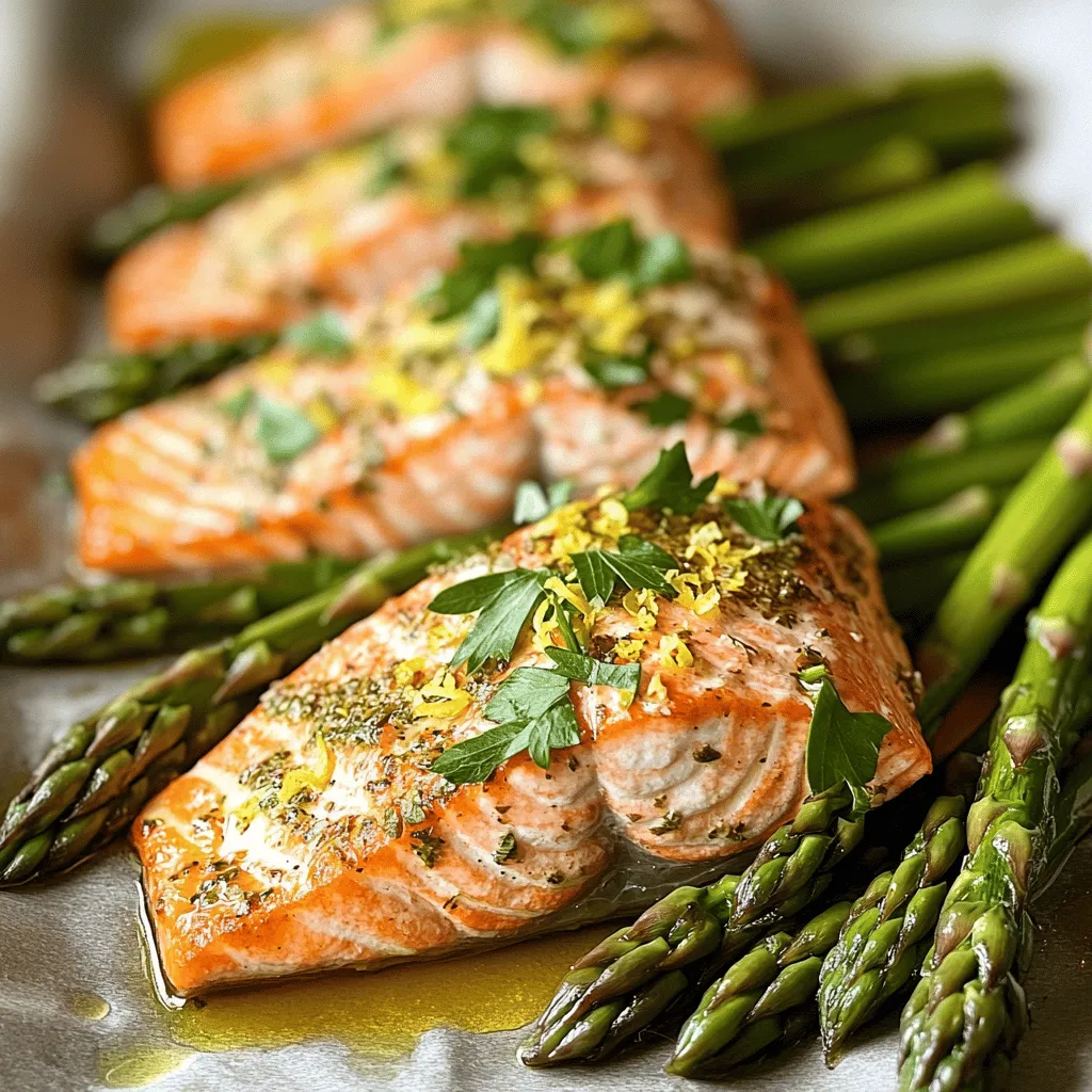 Baked Salmon in Foil with Asparagus Healthy Delight
