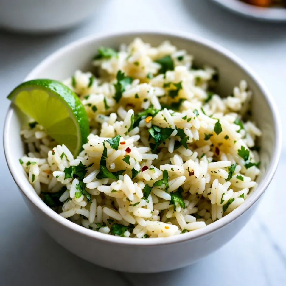 Lime Cilantro Rice Flavorful Side for Any Meal