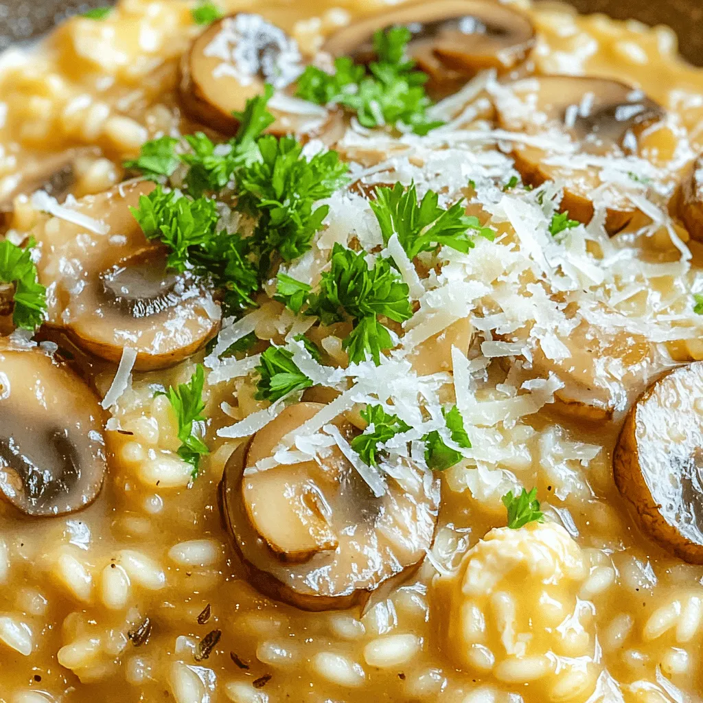 Creamy Mushroom Risotto Delightful and Simple Recipe