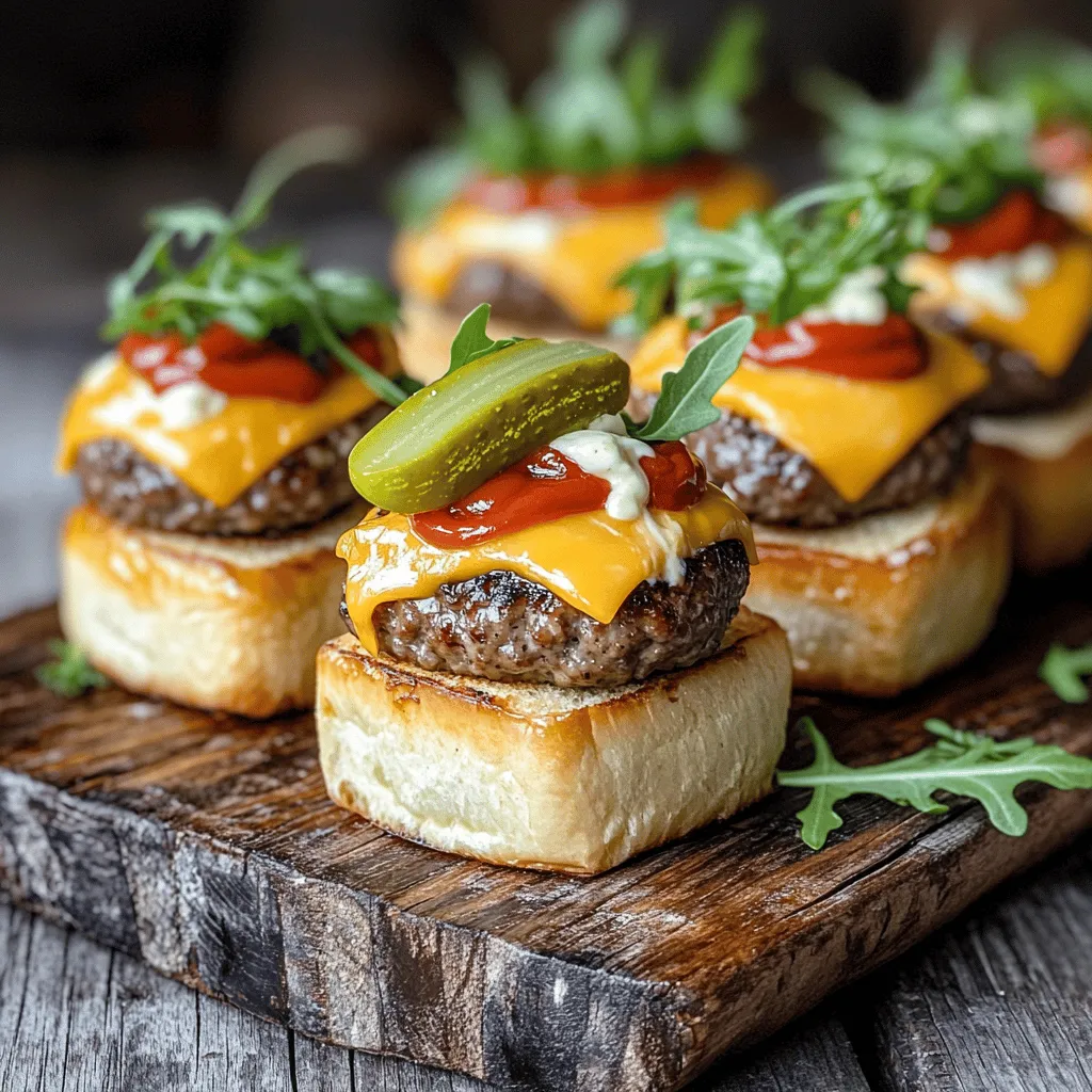 Cheeseburger Sliders with Hawaiian Rolls Easy Recipe