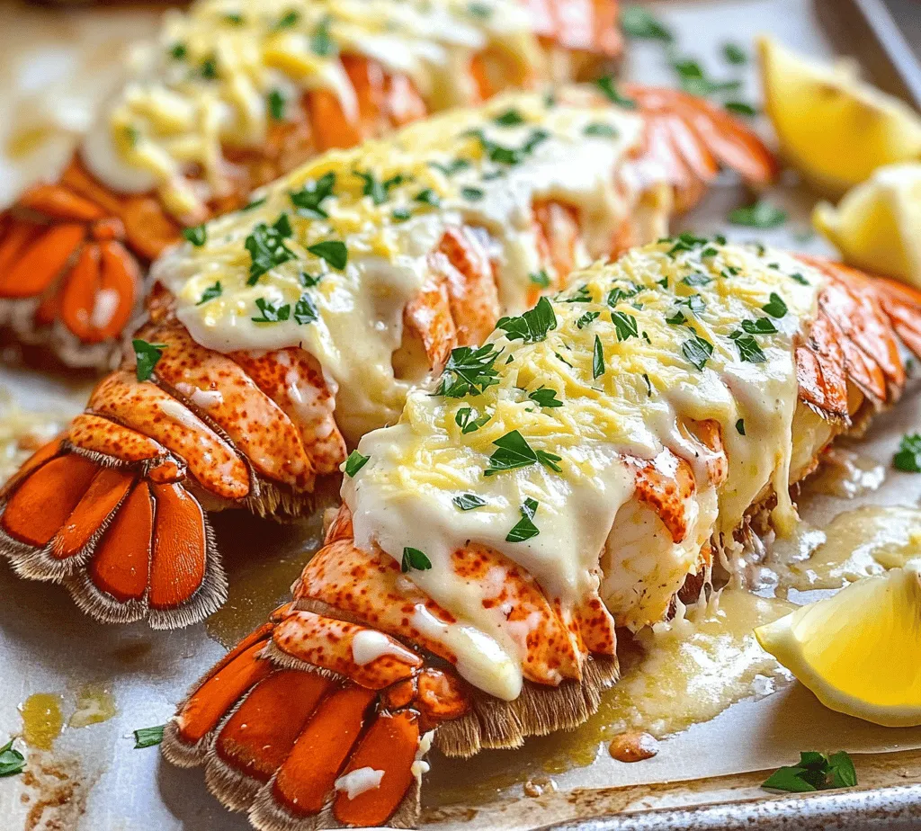 When it comes to fine dining at home, few dishes can rival the elegance and sumptuousness of Garlic Parmesan Alfredo Lobster Tails. This exquisite seafood dish combines the rich, decadent flavors of lobster with a creamy, garlicky Alfredo sauce that elevates the dining experience to new heights. Perfect for special occasions such as anniversaries, romantic dinners, or festive holiday gatherings, this recipe brings a touch of luxury to your table without requiring a culinary degree.