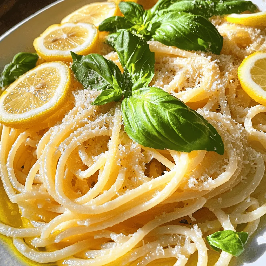 When I make spaghetti limone, I focus on fresh and simple ingredients. You need a few key items to create the best lemony pasta.