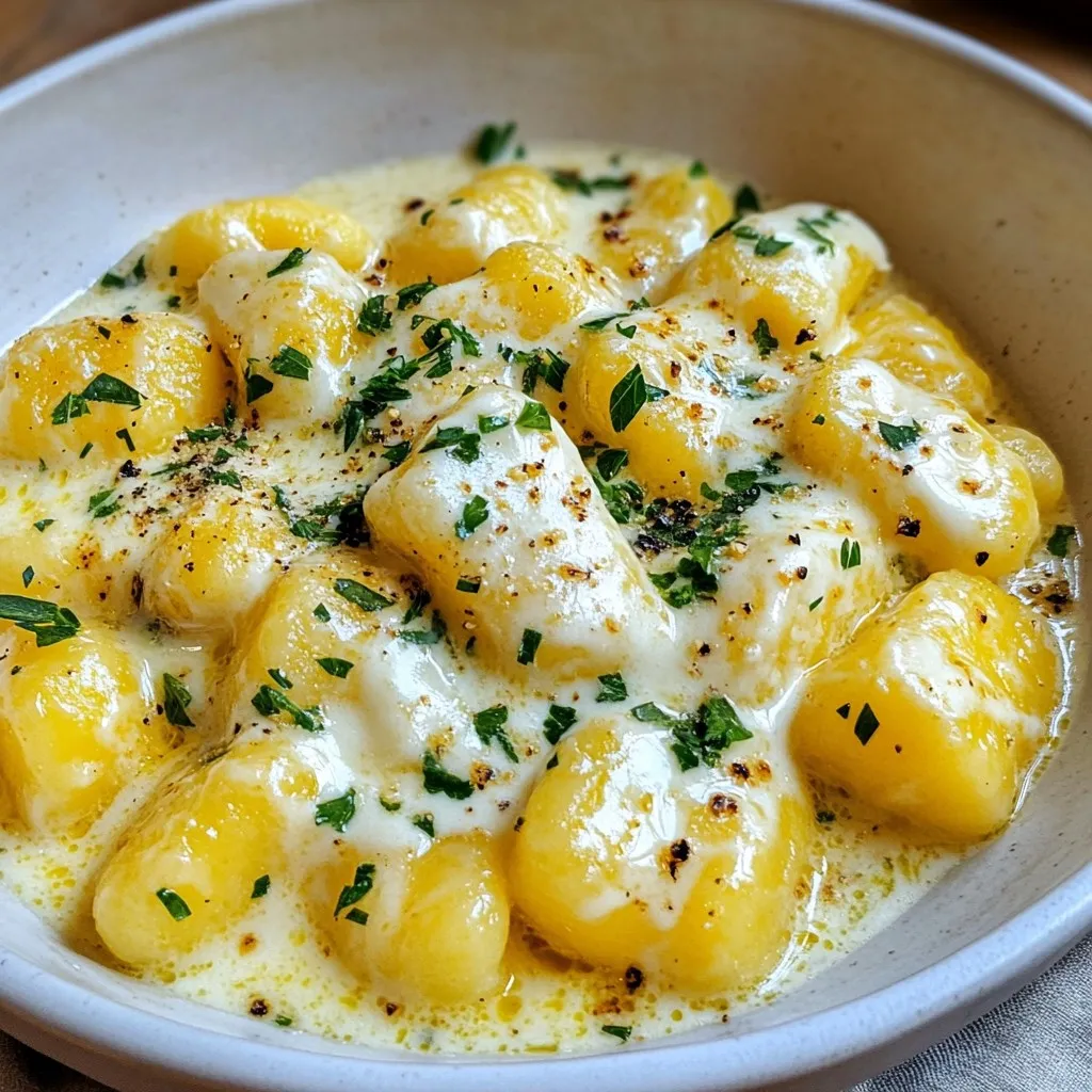 Creamy Garlic Parmesan Gnocchi Simple and Tasty Dish