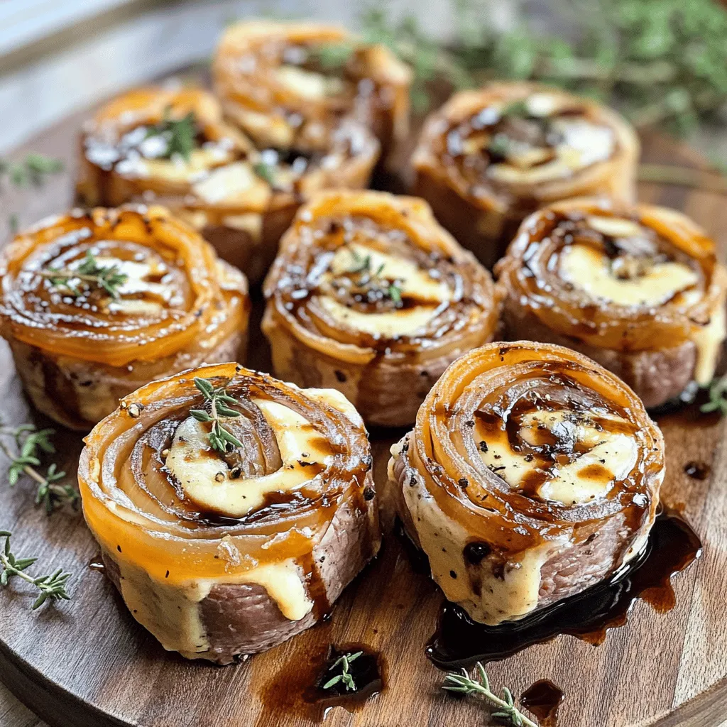 French Onion Steak Pinwheels Flavorful Meal Idea