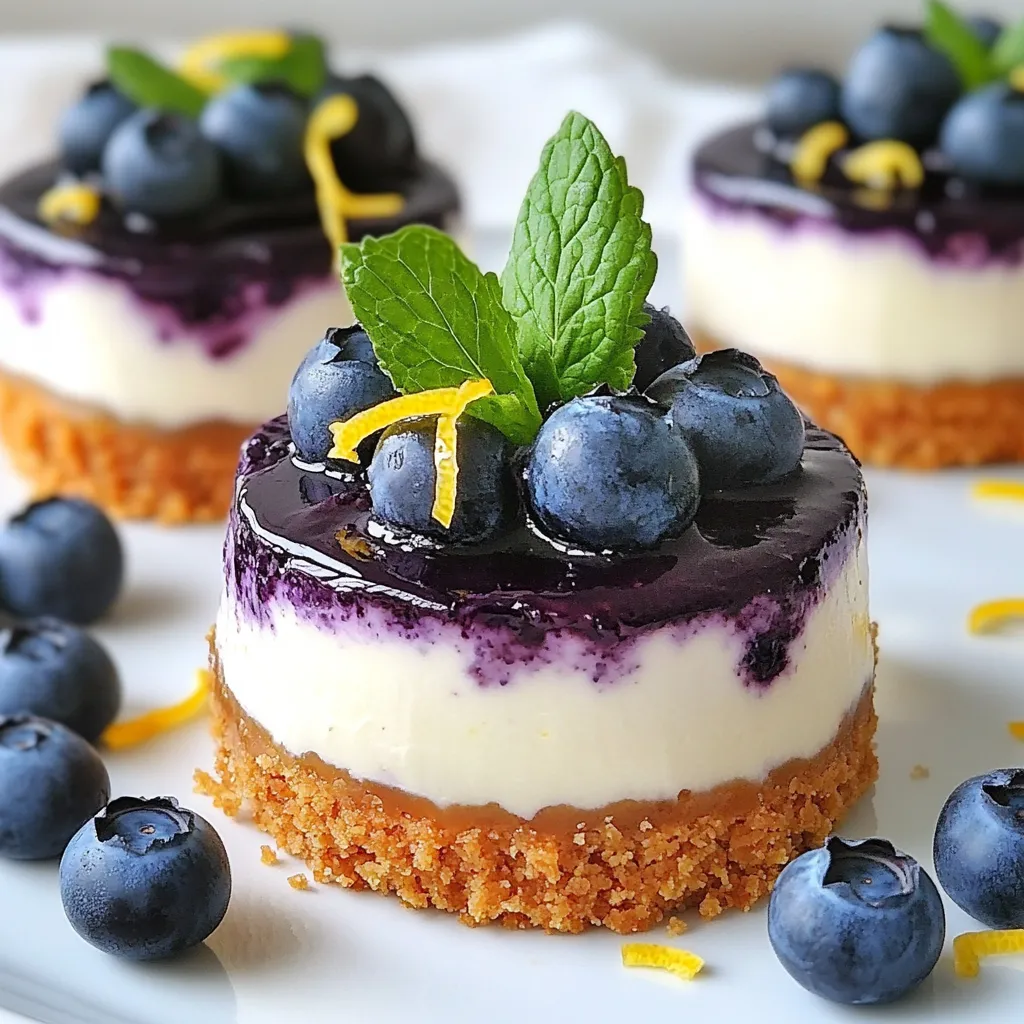 Vegan Lemon Blueberry Cheesecake Creamy Delight