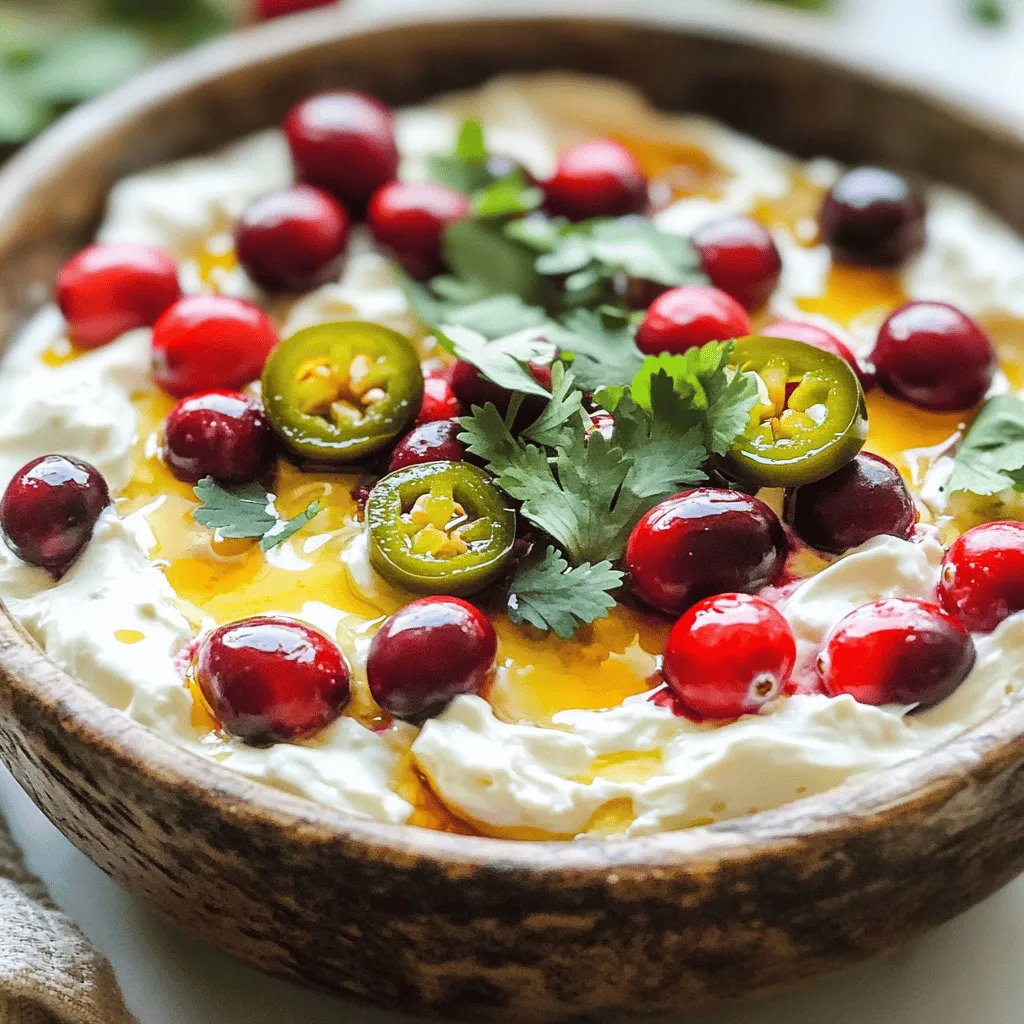 Cranberry Jalapeño Dip Flavorful and Easy Recipe