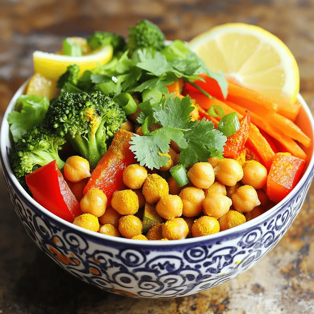Crispy Lemon Turmeric Chickpea Stir-Fry Recipe