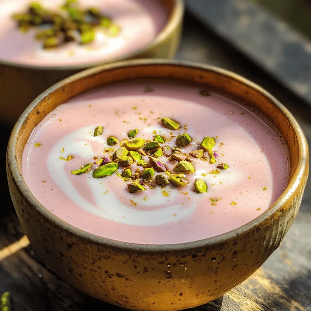 Kashmiri Pink Chai is a special drink that warms the soul. To make this delightful tea, you need a few key ingredients. The main ones are green tea leaves, milk, sugar, baking soda, and cardamom. Each ingredient plays an important role in flavor and color.