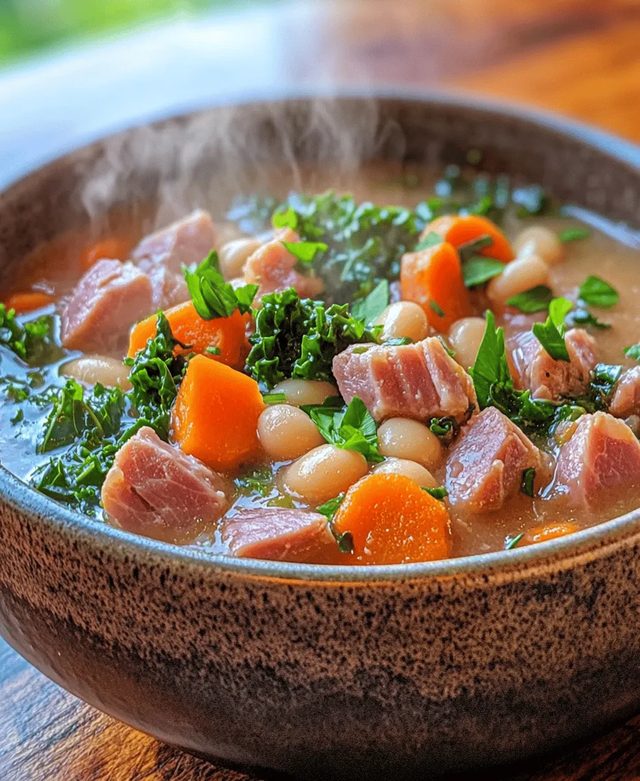 Soup has long been a cherished staple in home kitchens around the world, providing warmth, comfort, and nourishment. The act of simmering ingredients together transforms simple components into a cohesive and flavorful dish, making soups an ideal choice for family meals or cozy nights in. Among the myriad of soup recipes, Hearty Ham & Bean Soup stands out as a wholesome and filling option that can be enjoyed year-round.