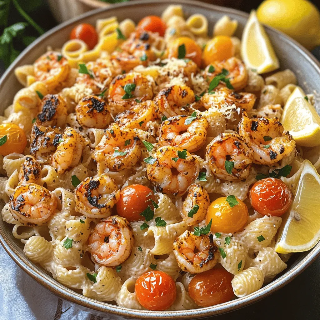 Spicy Blackened Shrimp Cavatappi Recipe