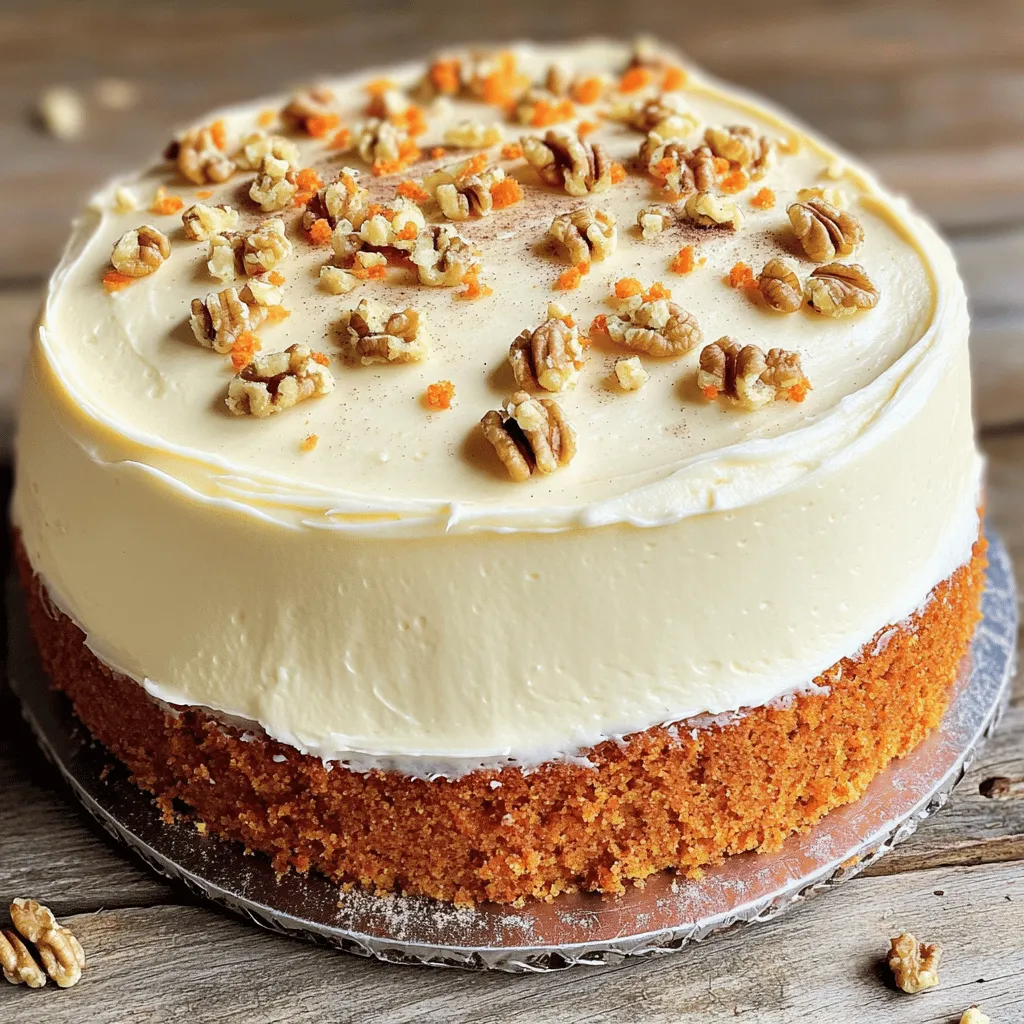 This recipe uses fresh, healthy ingredients to create a tasty cake. The main star is the carrot. Carrots add natural sweetness and moisture. Applesauce also works as a sweetener and keeps the cake soft. Greek yogurt gives it a creamy texture while adding protein. Eggs help bind the mixture together.