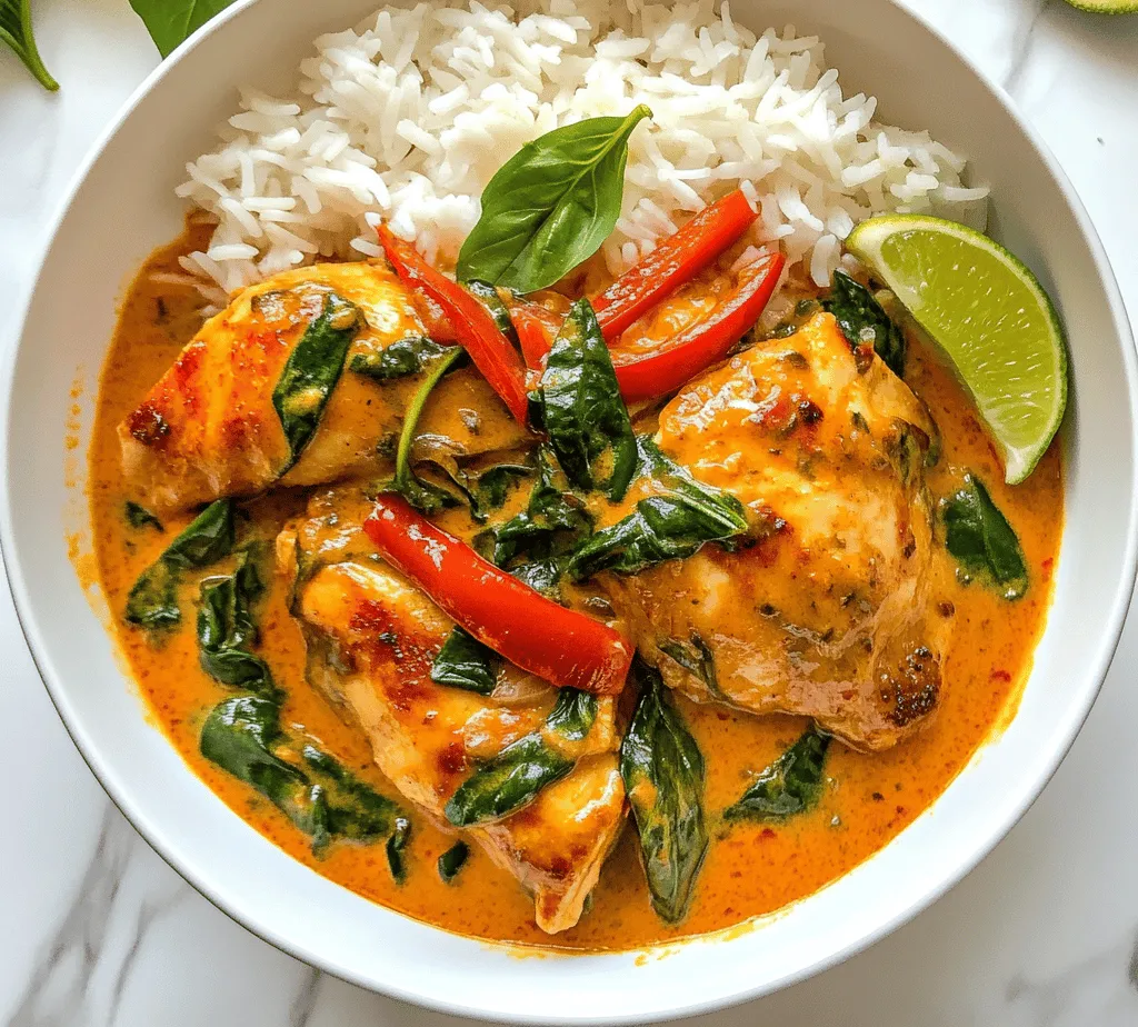 Thai cuisine is renowned for its vibrant flavors and harmonious balance of sweet, sour, salty, and spicy elements. Each dish tells a story, reflecting the rich culture and traditions of Thailand. Among the many delightful offerings, Spicy Thai Red Curry Chicken stands out as a comforting and satisfying meal that warms the soul. This dish encapsulates the essence of Thai cooking, showcasing the art of blending fresh ingredients with aromatic spices to create a symphony of flavors that tantalize the palate.