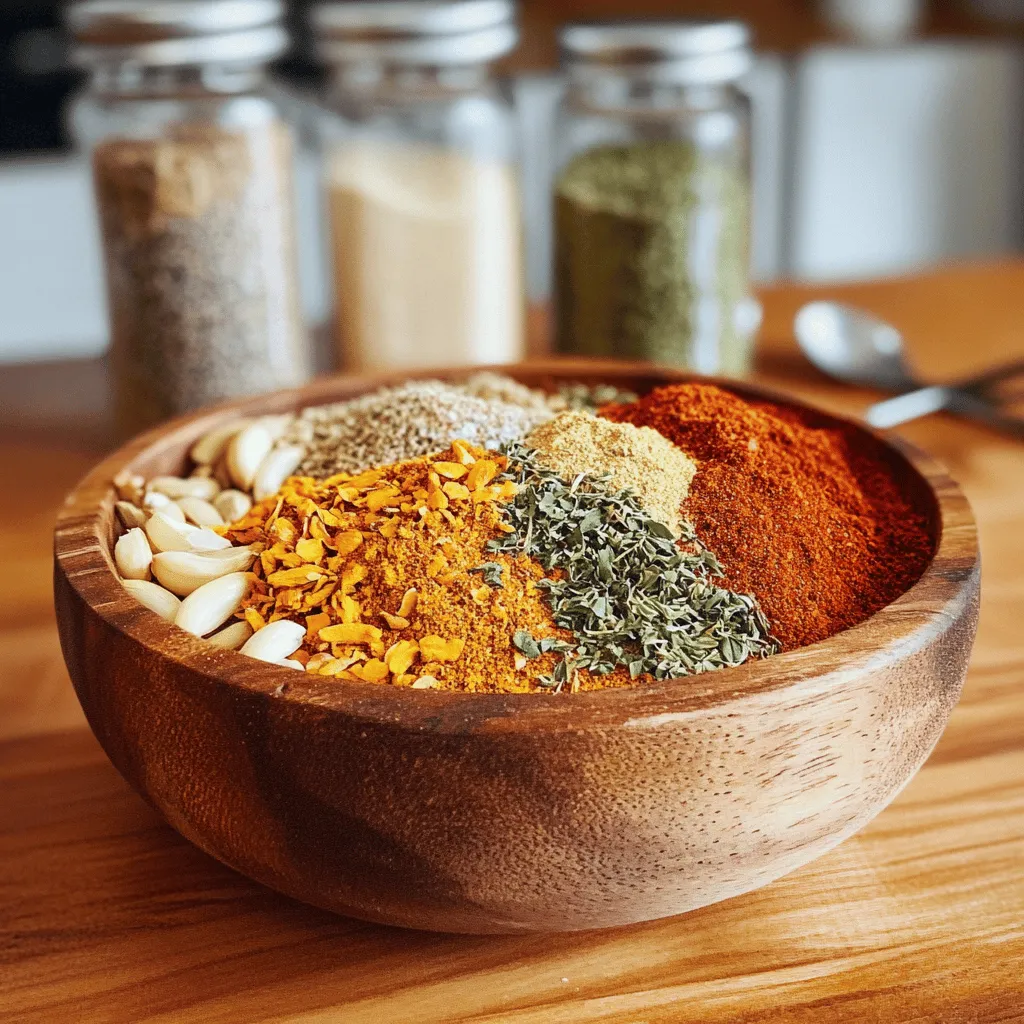 How Make Own Seasoning Poster for Easy Cooking Tips