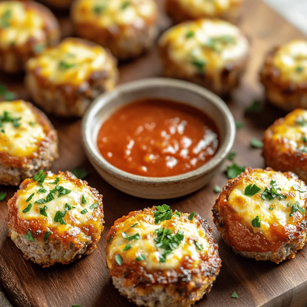 Cheesy stuffed meatloaf bites are small, flavorful balls made from a mix of meats and cheese. These bites are fun to eat and packed with taste. They are perfect for parties or family dinners. I love how they combine classic meatloaf with gooey cheese. This twist makes them a favorite among both kids and adults.