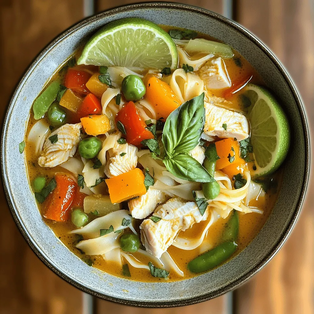 Thai Chicken Noodle Soup: A Comforting Bowl of Flavor