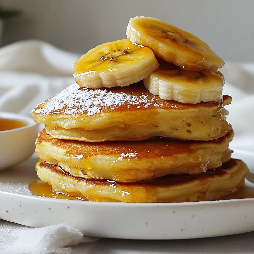 Caramelized Banana Pancake Dippers Tasty Morning Treat