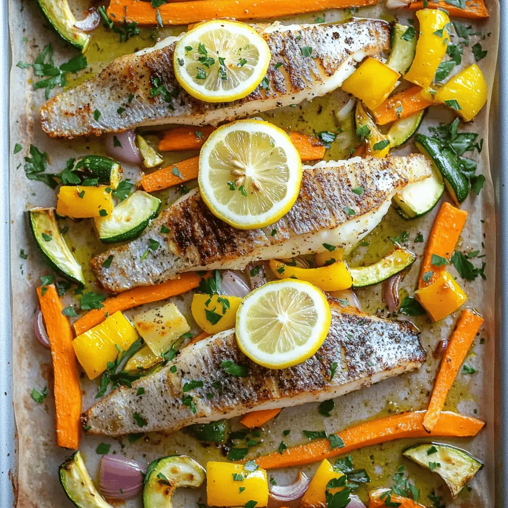 Oven-Roasted Sea Bream with Flavorful Vegetables Delight