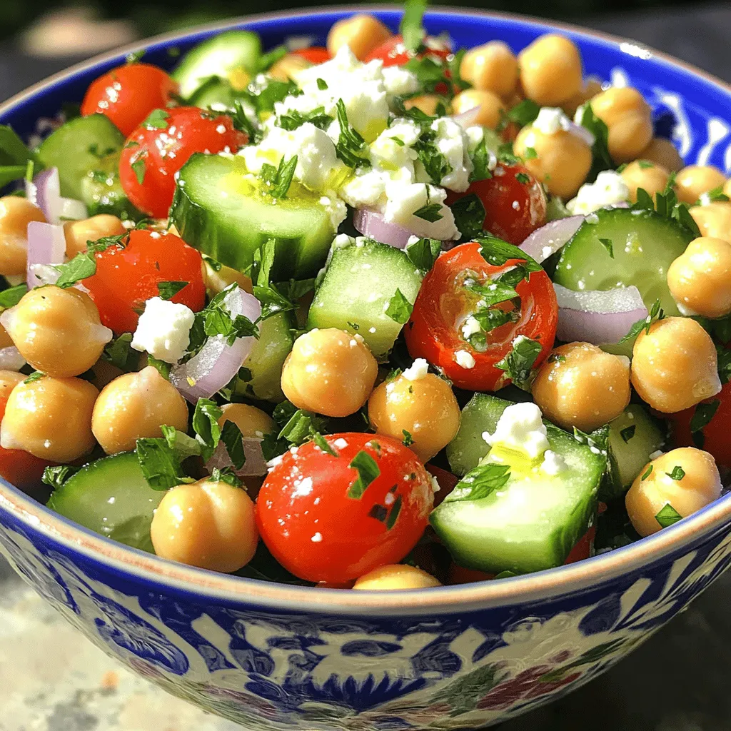 Lemon Herb Chickpea Salad Fresh and Easy Delight