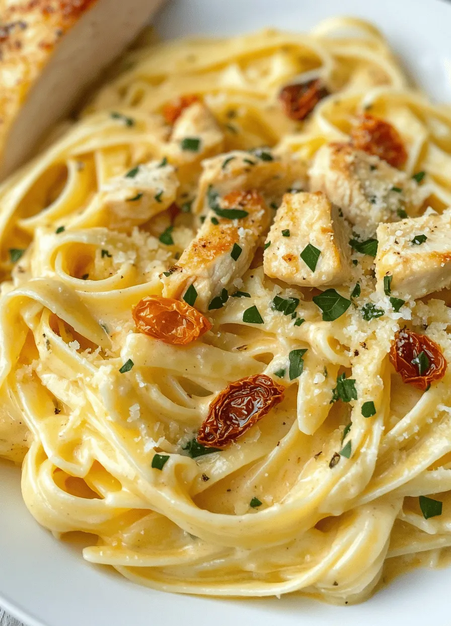 Pasta dishes have captivated the hearts and palates of food enthusiasts across the globe for centuries. Their versatility allows them to accommodate a wide array of flavors and ingredients, making them suitable for any occasion—be it an intimate dinner, a family gathering, or a festive celebration. Among the myriad pasta recipes available, the Creamy Sun Dried Tomato Chicken Pasta stands out as a delightful combination of rich flavors and comforting textures. This dish not only brings the warmth of home-cooked meals but also serves as an indulgent treat that can elevate any dining experience.