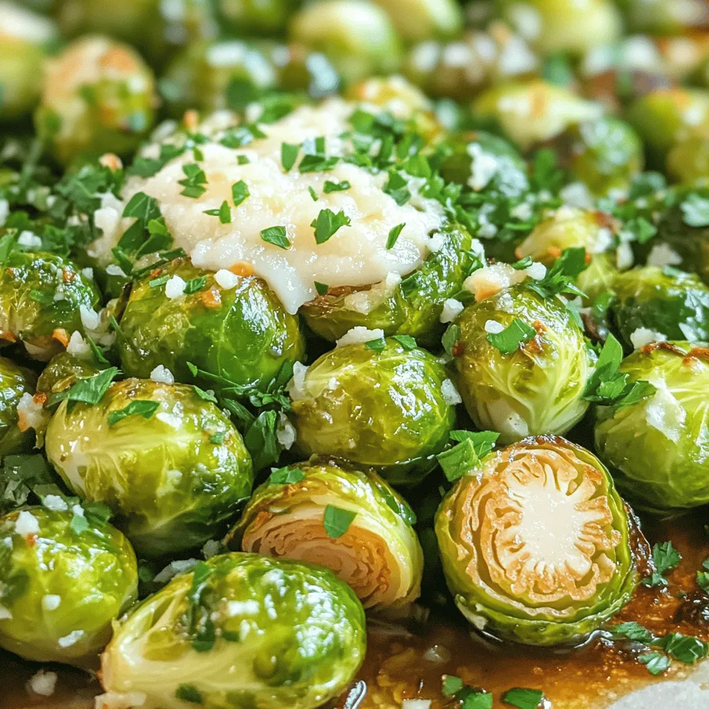 Garlic Roasted Brussels Sprouts Savory and Simple Dish