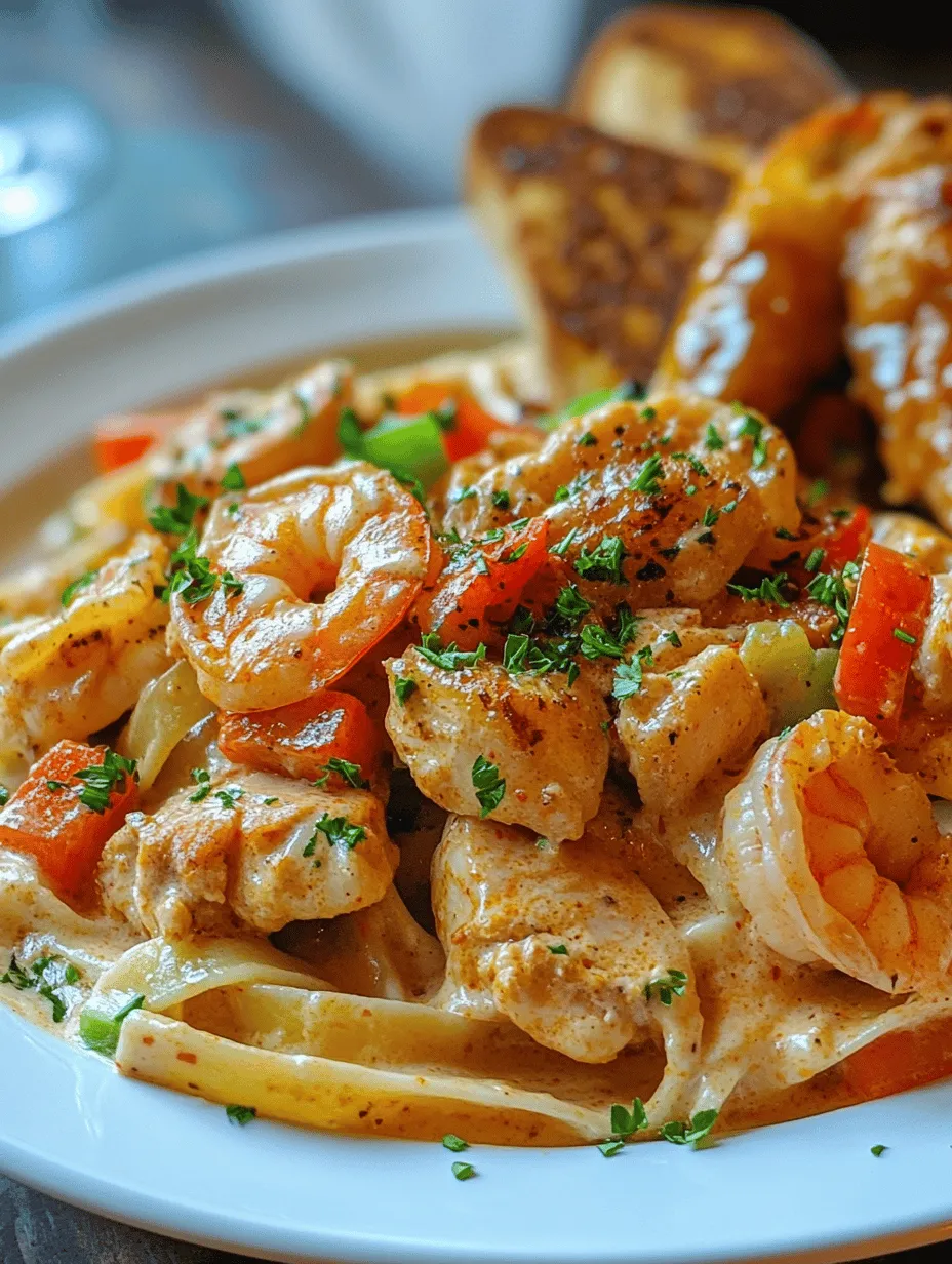 Cajun Twist: Chicken &#038; Shrimp Pasta