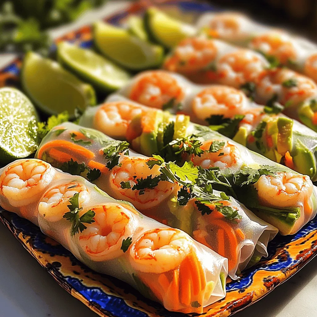 Savory Shrimp Summer Rolls Fresh and Flavorful Recipe