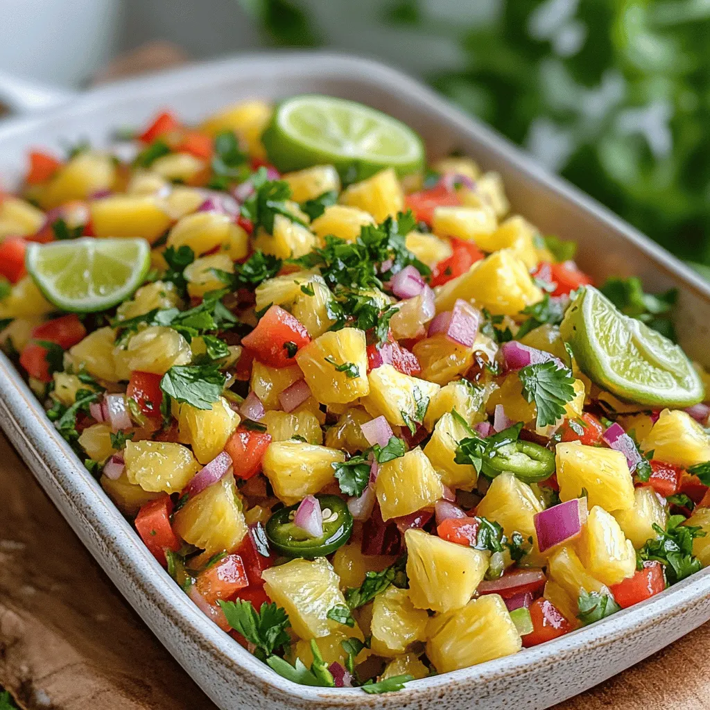 Tropical Pineapple Salsa Recipe: A Refreshing Taste of Summer