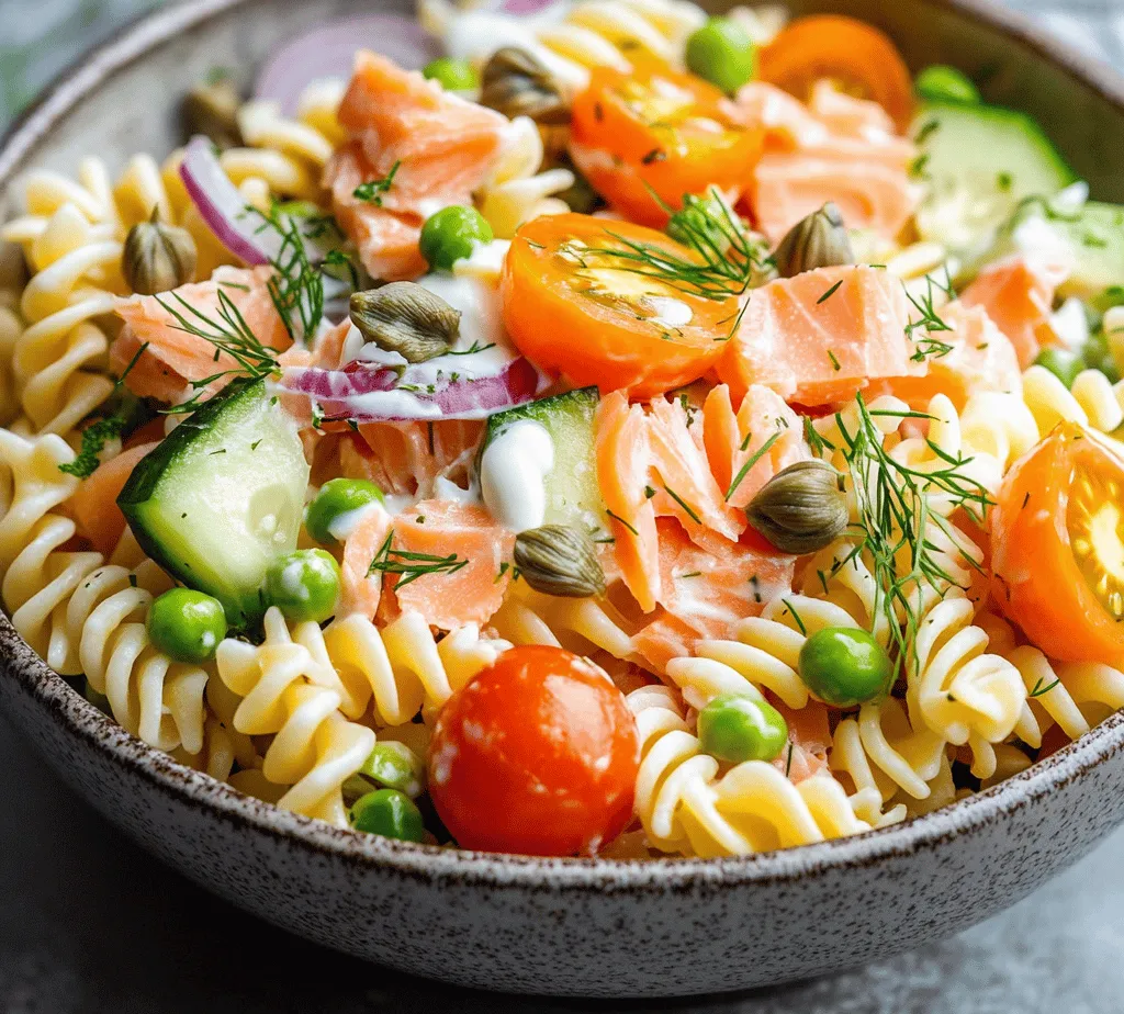 Smoked salmon pasta salad is the epitome of a refreshing and satisfying dish that tantalizes the taste buds while offering a wealth of nutritional benefits. This dish combines the savory richness of smoked salmon with the satisfying texture of pasta and the crunch of fresh vegetables, creating a harmonious blend of flavors and textures. Whether you