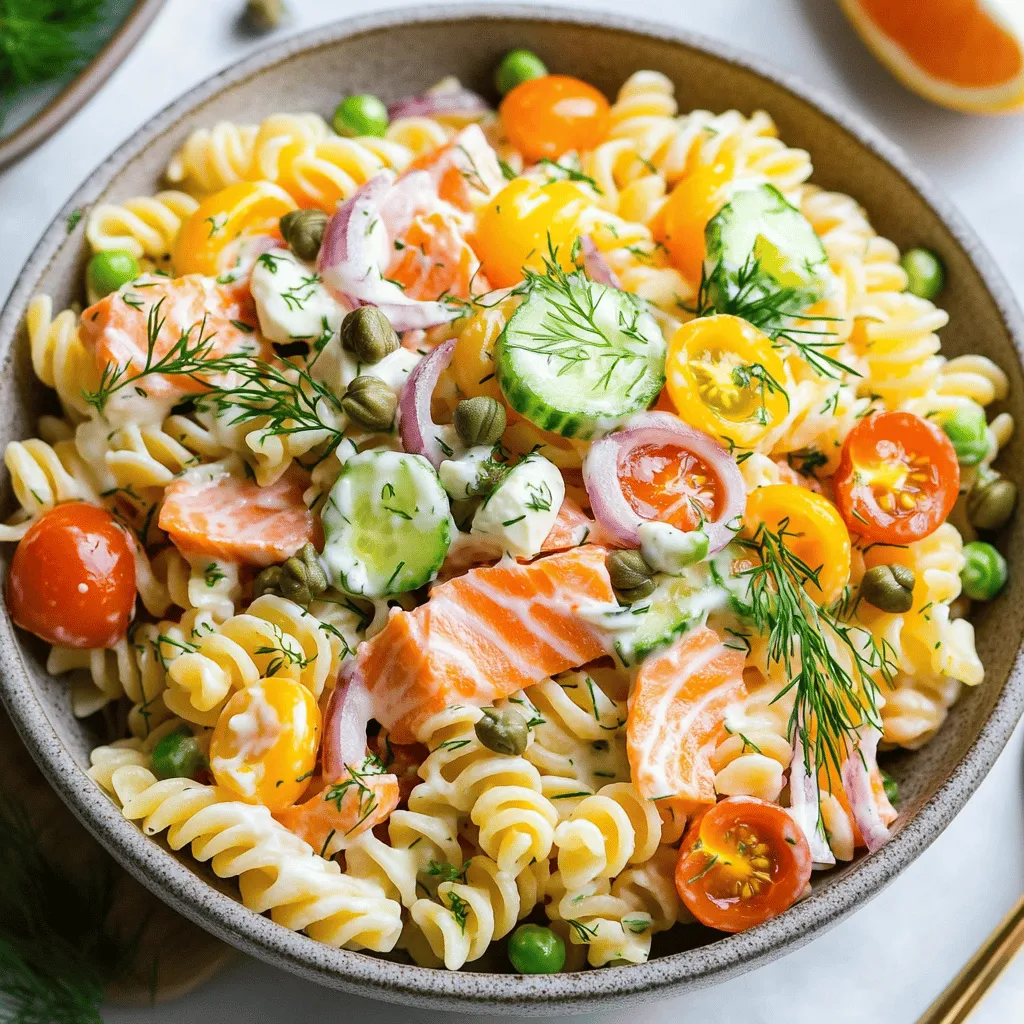 Smoked Salmon Pasta Salad: A Refreshing Delight