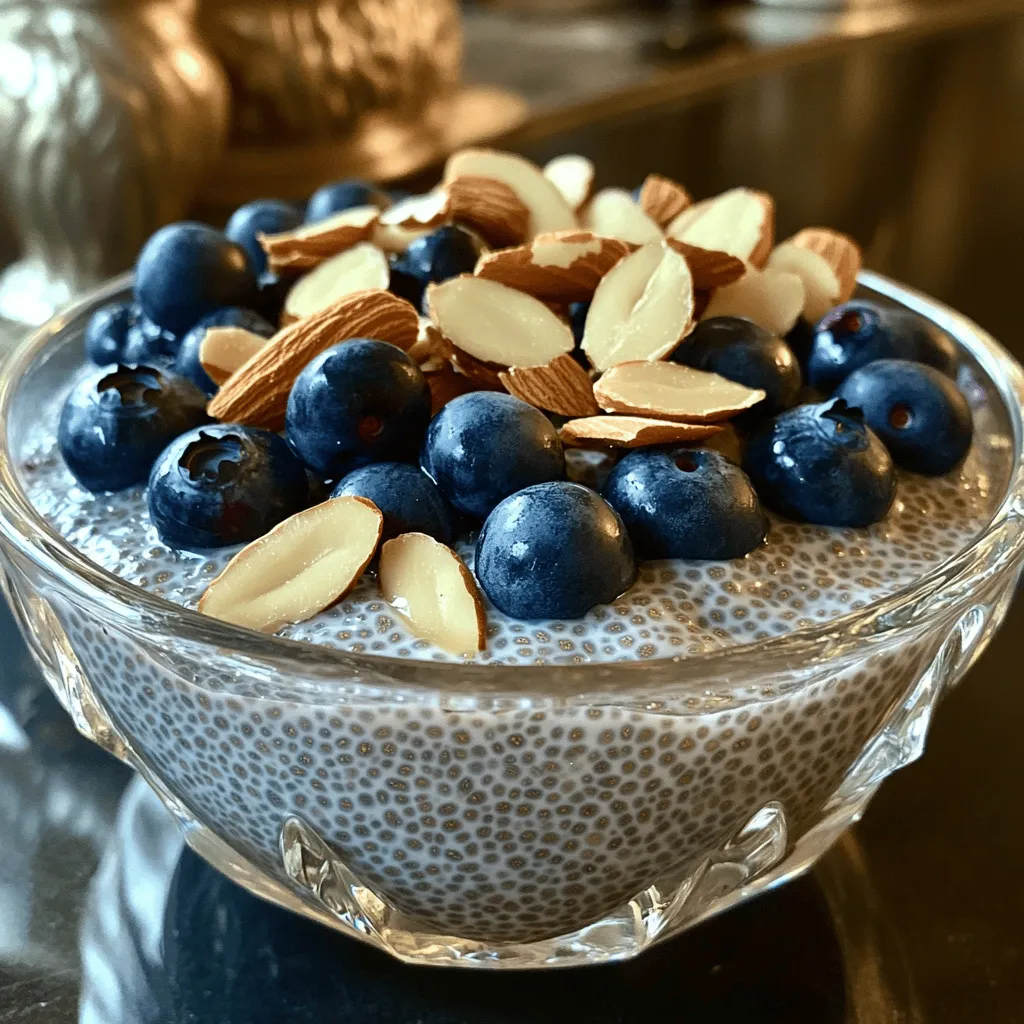 Blueberry Almond Chia Pudding Simple and Healthy Snack