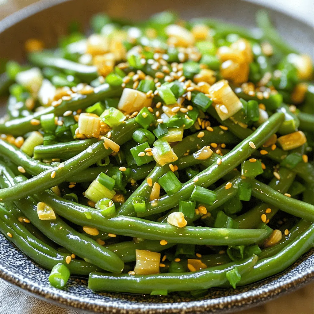 Sesame Garlic Green Bean Stir Fry Flavorful Delight