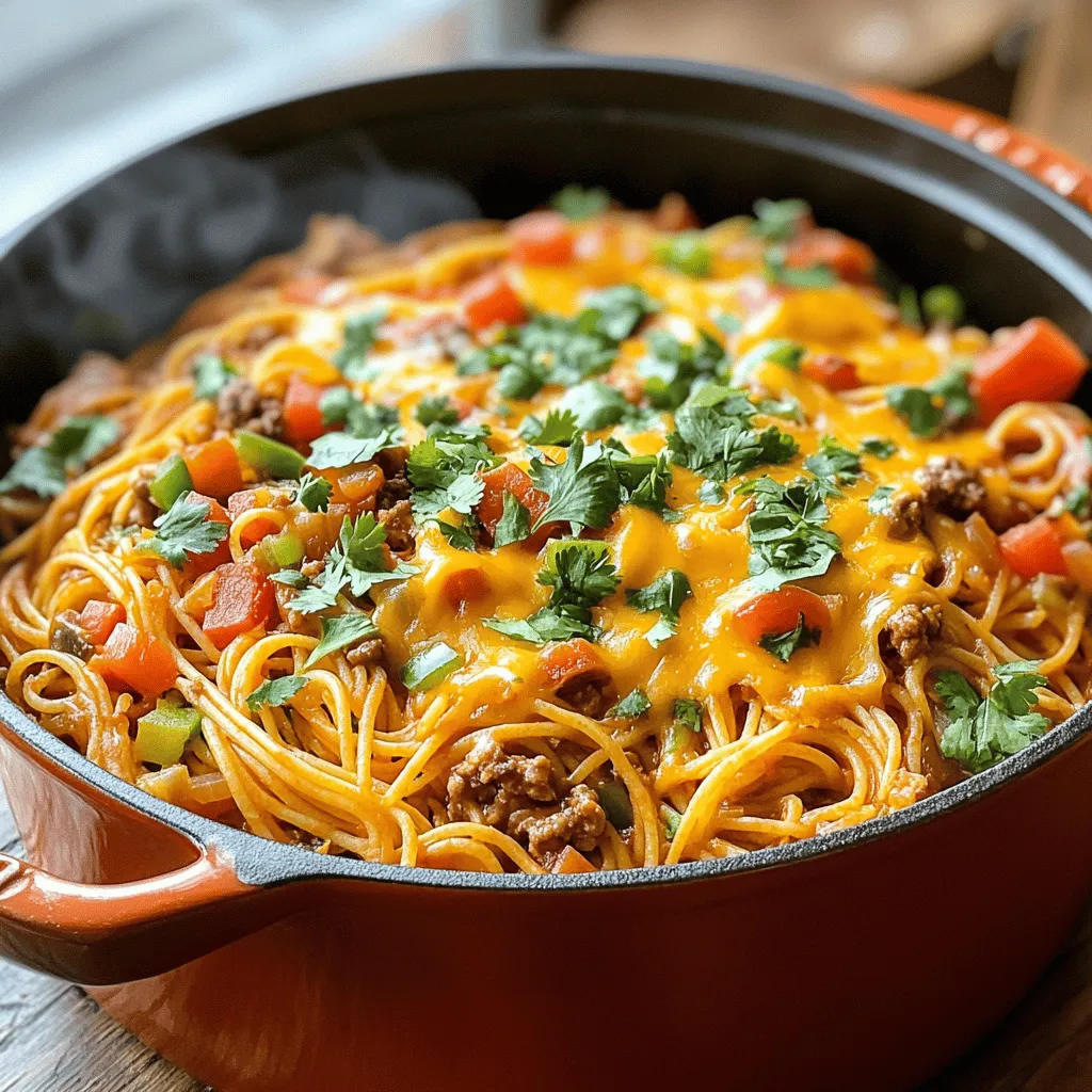 One Pot Taco Spaghetti: A Flavorful and Easy Family Meal