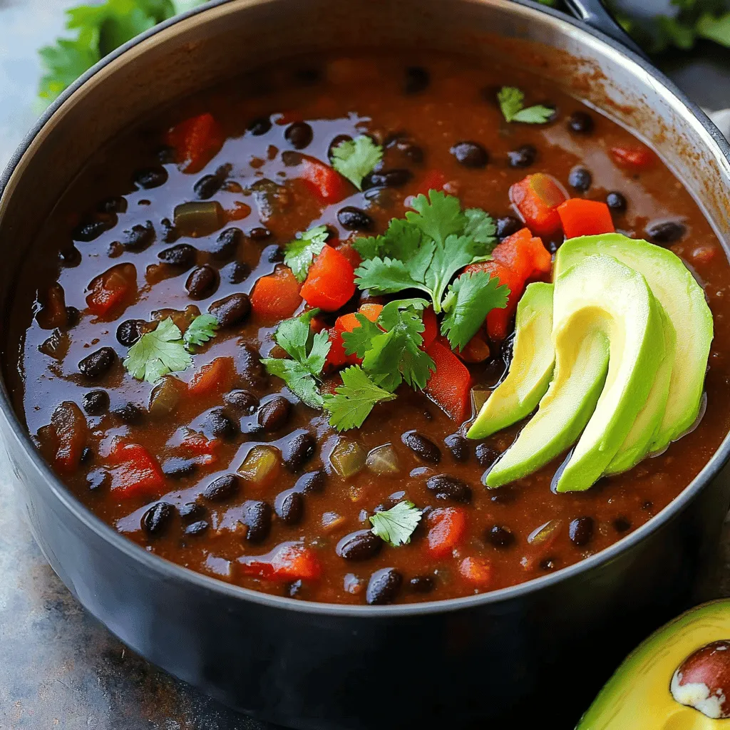Easy Black Bean Soup Simple and Flavorful Recipe