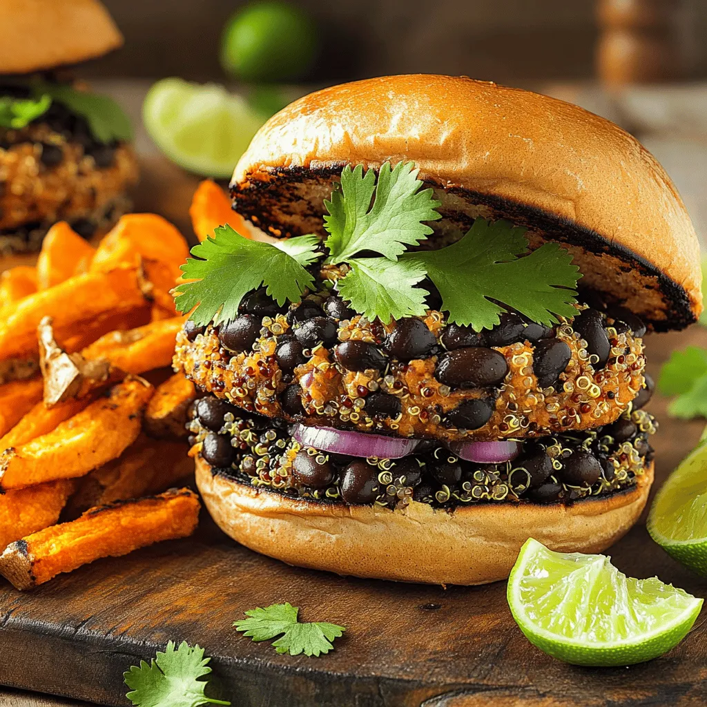 Chipotle Lime Black Bean Burgers Flavor Explosion