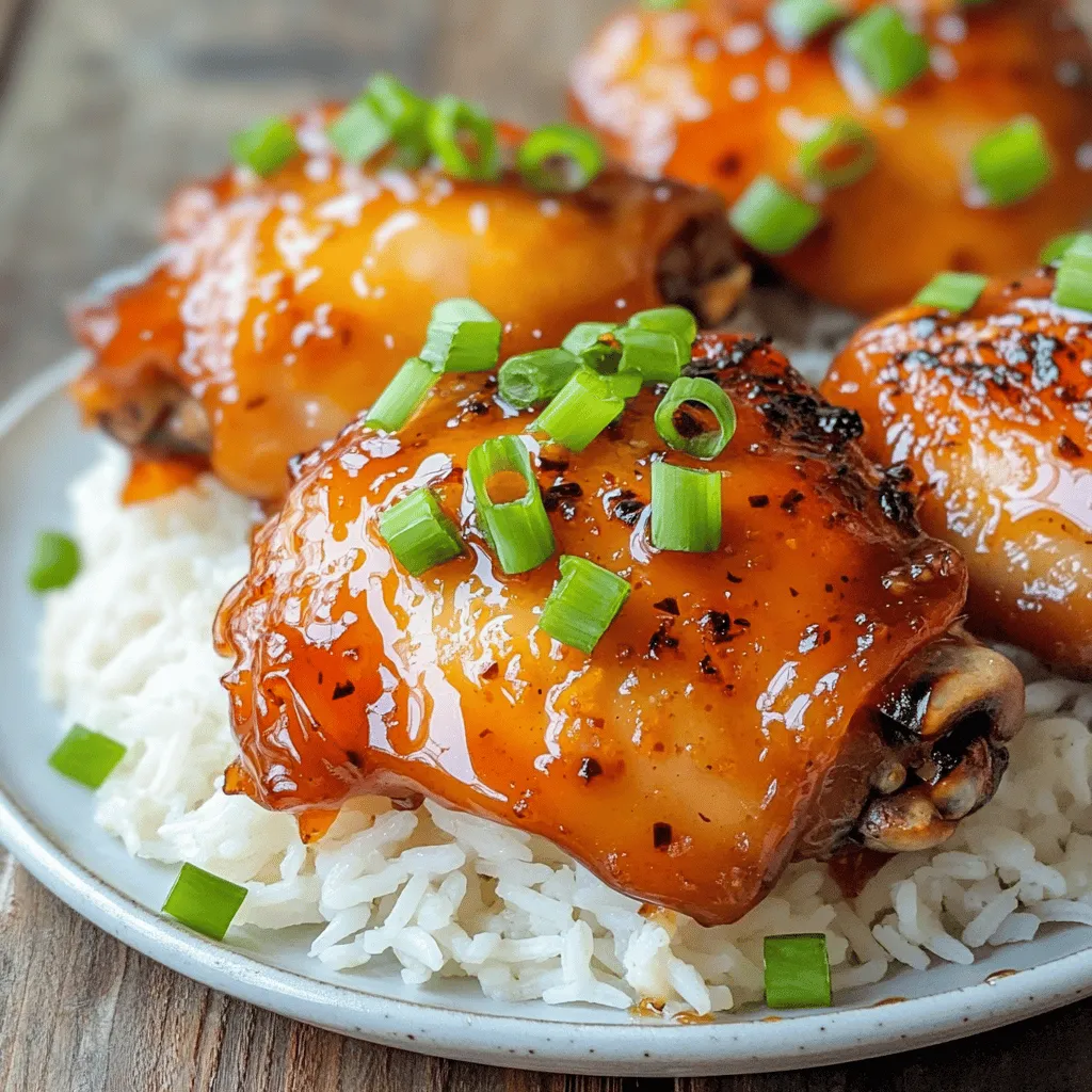 Honey Garlic Chicken Quick and Easy Dinner Recipe