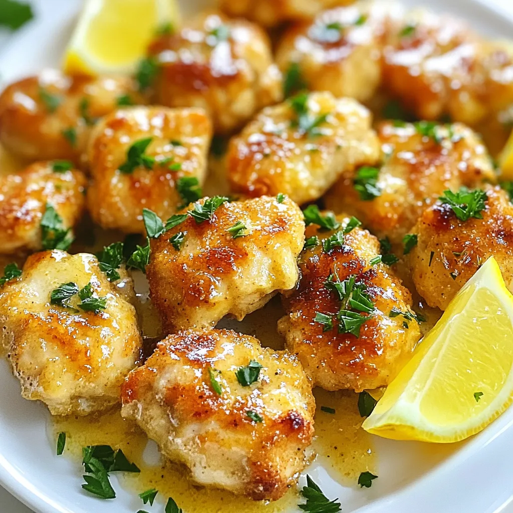 Creamy Garlic Butter Chicken Bites Savory and Simple