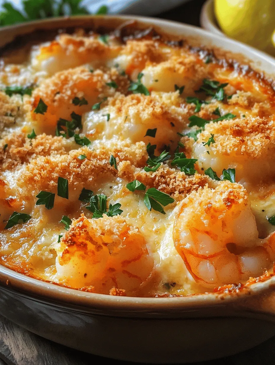 Delightful Garlic Shrimp Gratin: A Culinary Treasure