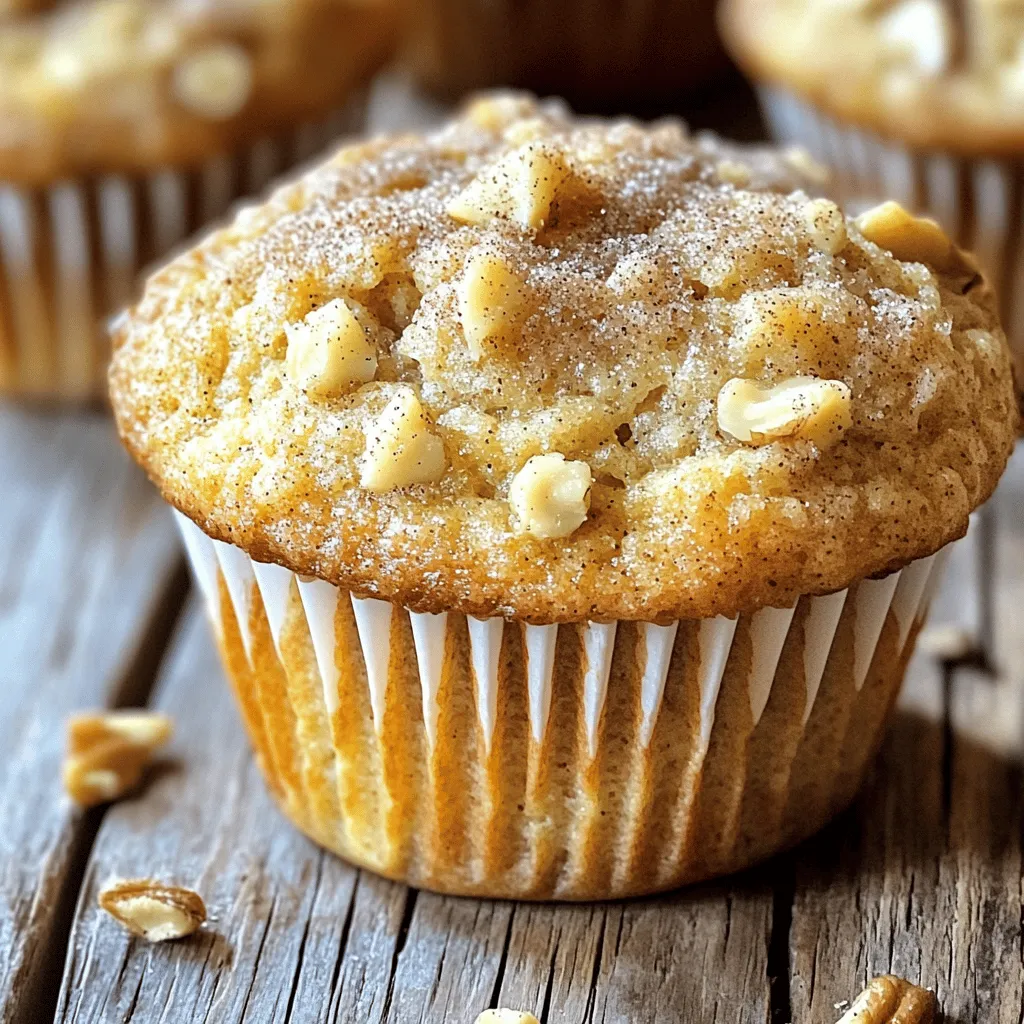 Cinnamon Sugar Banana Bread Muffins Fresh and Tasty