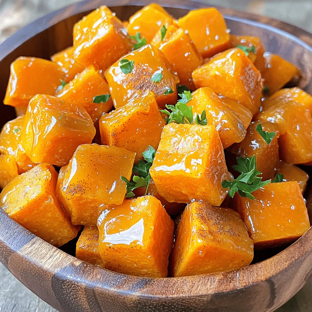 Air Fryer Maple Glazed Sweet Potato Cubes Delight