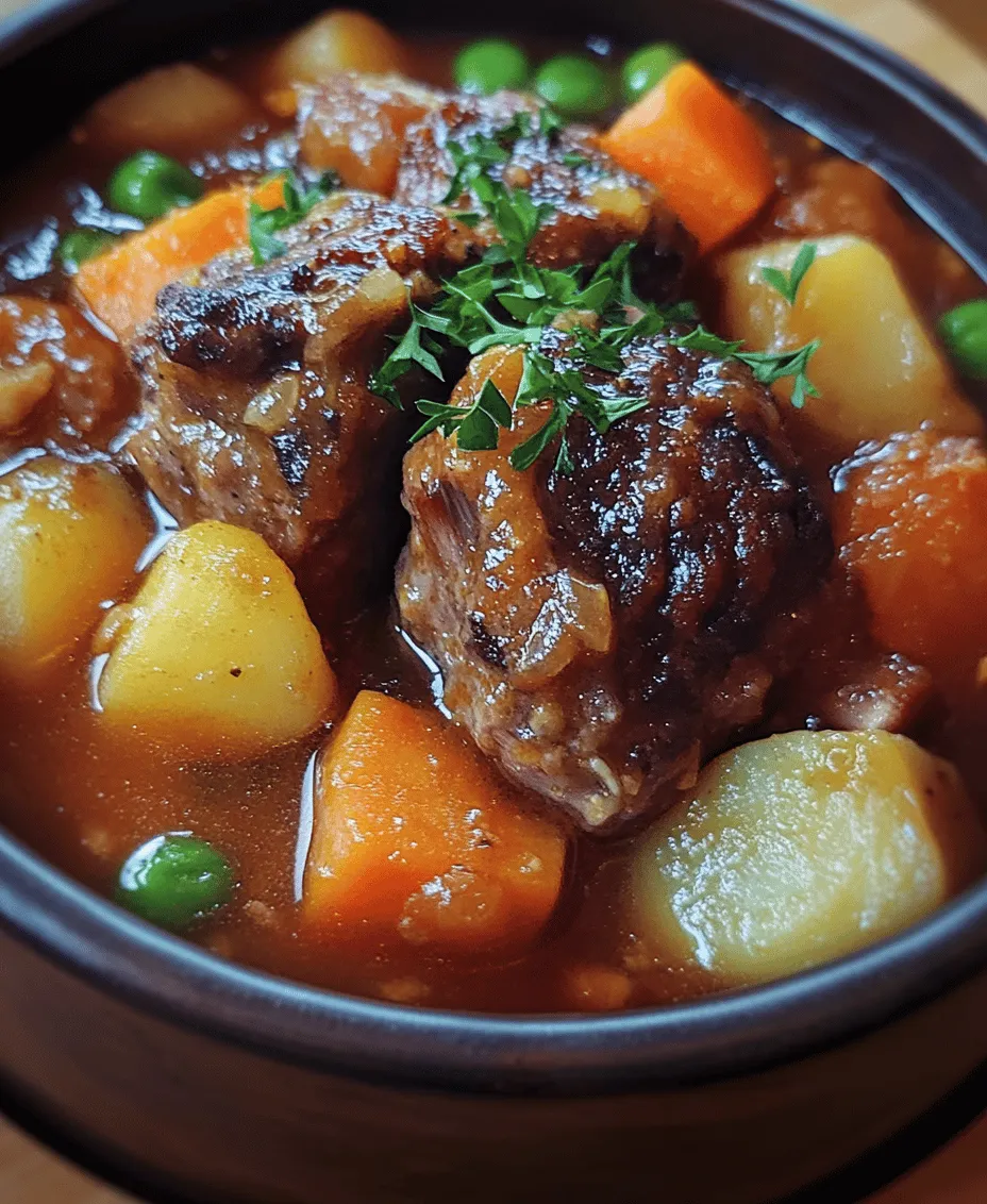 Oxtail, once an overlooked cut of meat, has gained popularity in recent years for its rich, savory flavor and versatility in various dishes. This unique ingredient, derived from the tail of cattle, offers a depth of taste that is unmatched by more common cuts. When slow-cooked, oxtail transforms into a tender, succulent delight, making it the perfect choice for comfort foods like the Savory Oxtail Boil with Hearty Vegetables. This dish not only warms the heart but also nourishes the body, inviting you to gather around the table with family and friends.