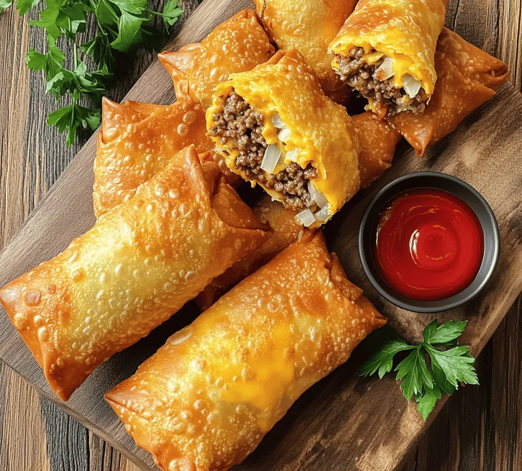 In recent years, air fryers have skyrocketed in popularity, transforming how we cook our favorite meals. These versatile kitchen appliances offer a healthier alternative to traditional frying, allowing home cooks to enjoy crispy, delicious dishes with significantly less oil. As a result, innovative recipes have emerged, pushing the boundaries of classic flavors into exciting new territories. One such creation is the cheeseburger egg roll, a delightful fusion that combines the beloved flavors of a cheeseburger with the crunchy appeal of an egg roll.