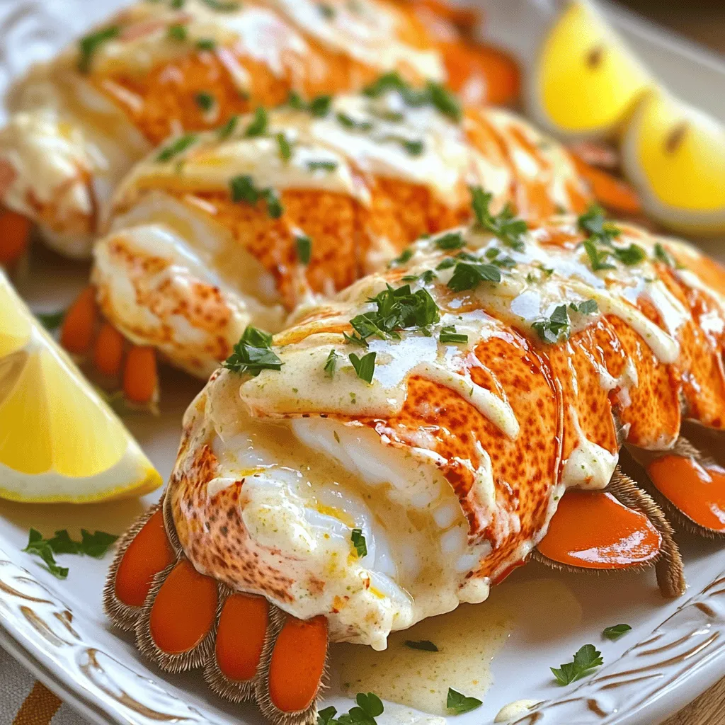 Creamy Garlic Butter Lobster Tails Easy Dinner Recipe