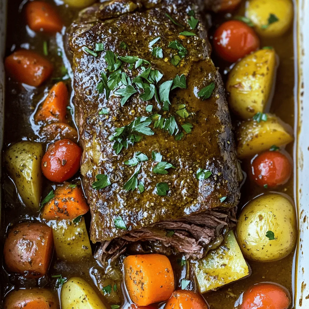 Savory Pot Roast Recipe Easy for Family Dinner