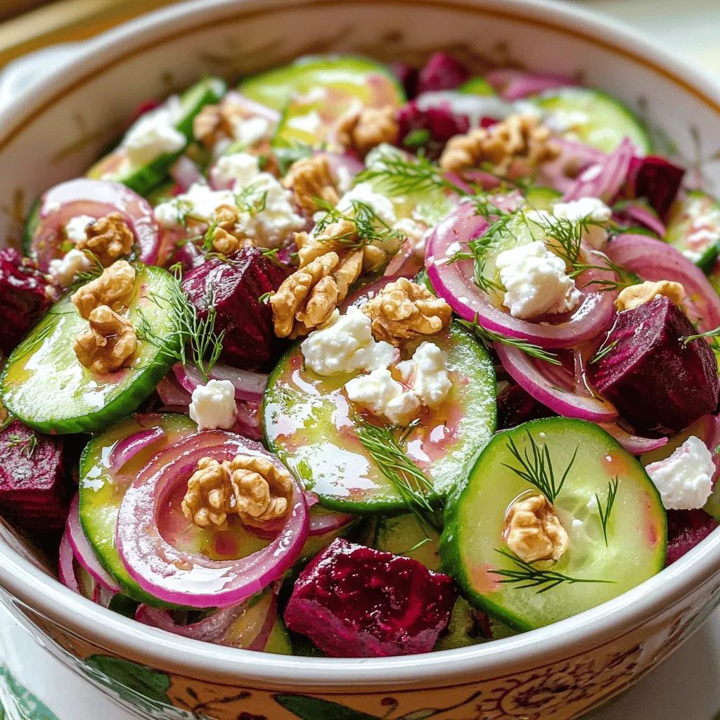Refreshing Cucumber And Beetroot Salad Recipe Ideas
