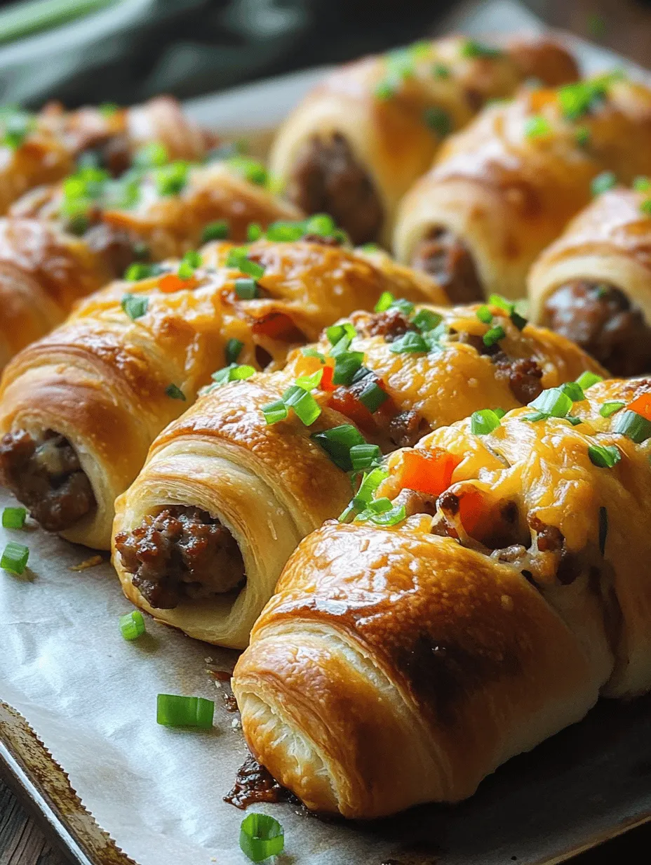 Breakfast Sausage Crescent Rolls: A Delicious Start to Your Day