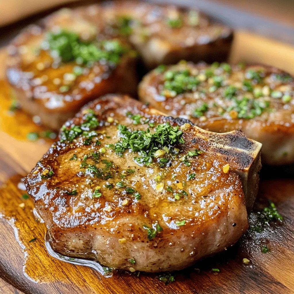 Savory Herbed Pork Chops with Garlic Butter
