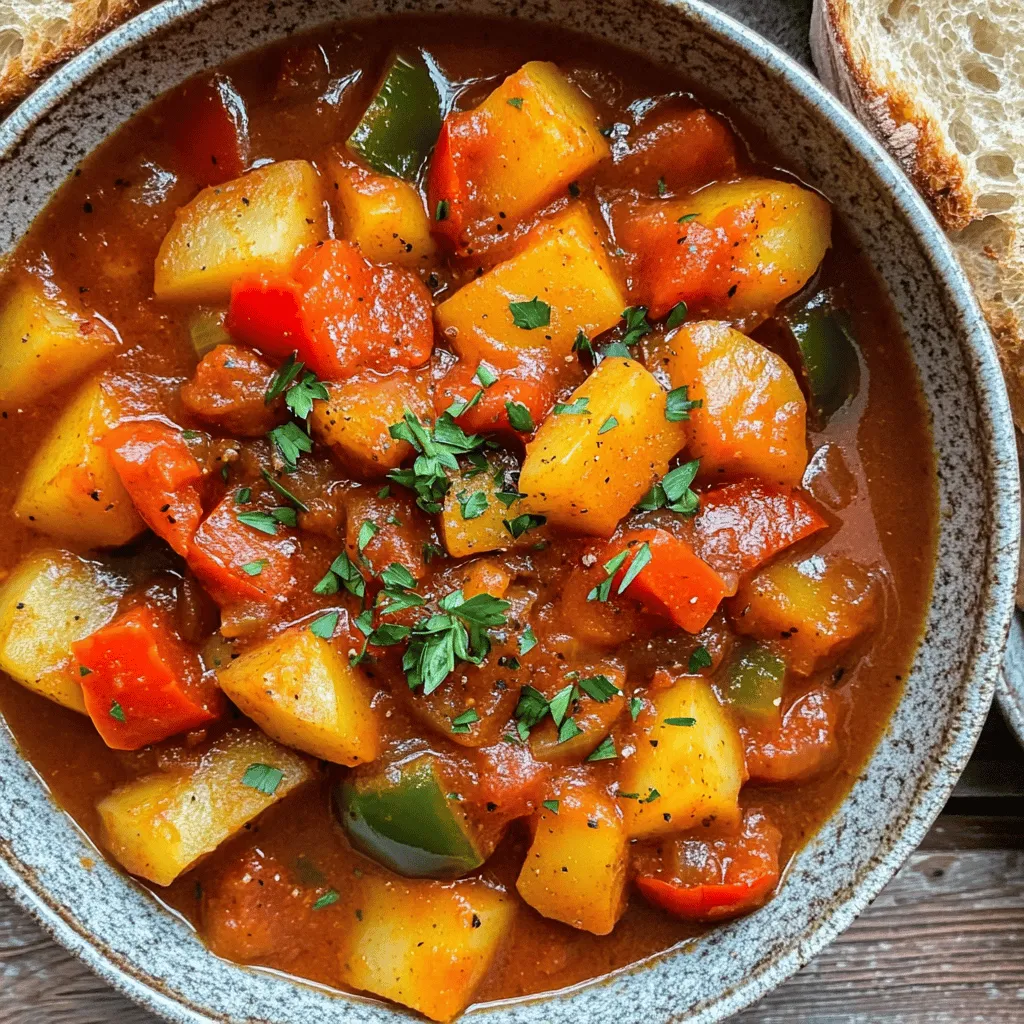 Saucy Hungarian Red Potato Goulash Irresistible Recipe