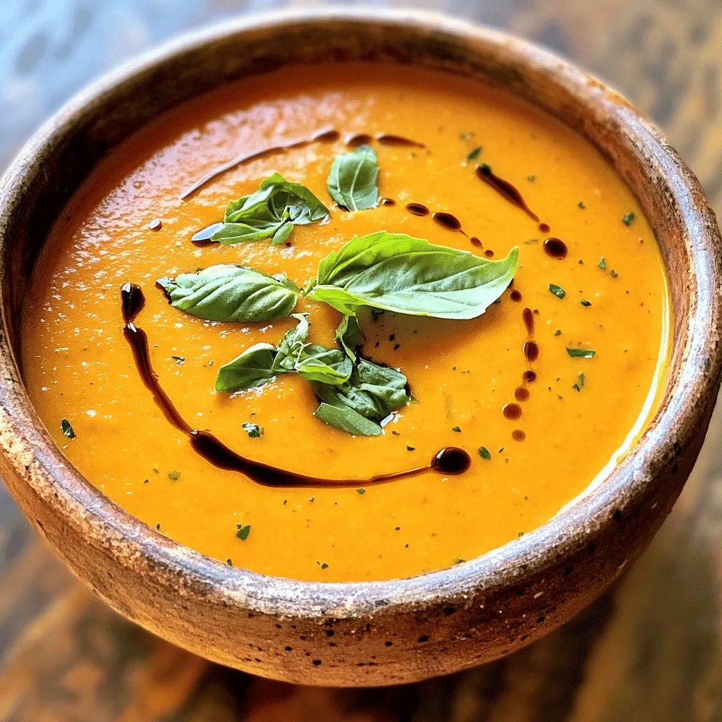 Creamy Tomato Basil Soup Flavorful and Simple Recipe